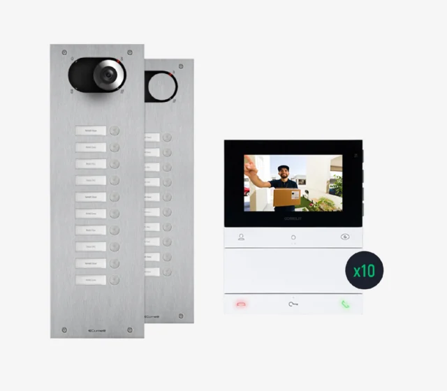Comelit Switch video intercom kit 10 appartementen