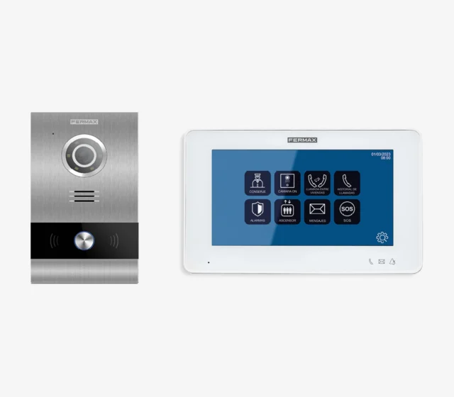 Intercom systeem deurbel 1W MEET VIDEO NEO WHITE KIT