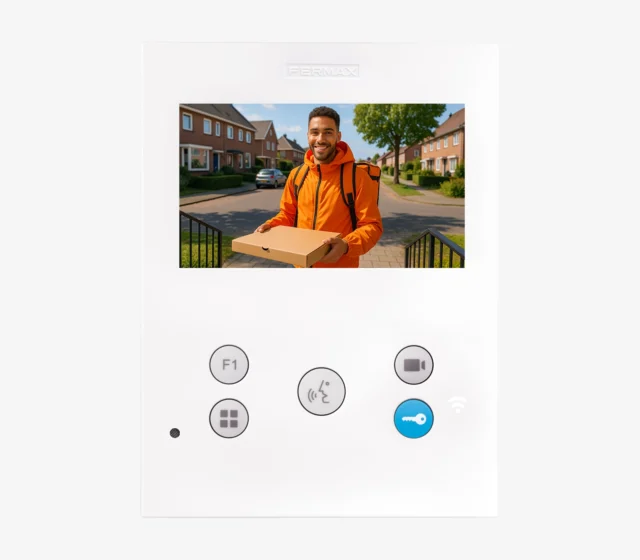 Intercom systeem deurbel monitor Fermax VEO XS WIFI DDA 4.322 DUOX PLUS MONITOR